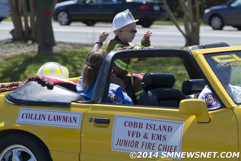 Juior Fire Chief - Collin Lawman
Southern Maryland Fireman's Association Parade - Sunday April 27, 2014 - Solomons