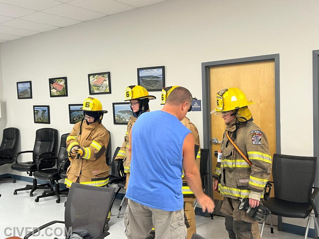 Fire Gear Inspection and how to properly wear and take it off. 
